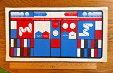 Atari Asteroids Dedicated Upright Arcade Machine Control Panel Overlay picture