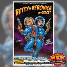 Archie's Movie Mania #1 - Carlos Valenzuela - Betty & Veronica in Space Ltd 250 picture