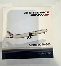 Herpa Air France Airbus A340-300 Aircraft Model 1:500 Scale Item 504676 picture