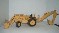Vintage Ertl FORD 755A Backhoe Loader 1:12 Scale Diecast Metal Tractor picture