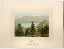 Switzerland, Righi-Scheidegg, Lake View Lucerne Vintage Albumen Prin picture