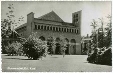 R.K. Kerk, Bloemendaal, The Netherlands RPPC picture