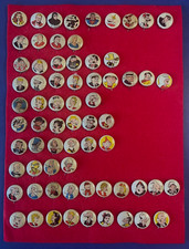 1945-47 Kellogg's Pep Pin Near Complete Set 68 / 86 Phantom Felix The Cat picture