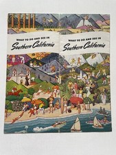 1946  Travel Brochure for Southern California- Fun Illustrated Cover picture