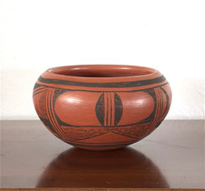Vintage Native American Hopi Pottery Bowl 5.5
