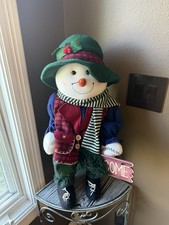 Avon Tommy The Talking Snowman Motion Activated Vintage Christmas Door Greeter picture