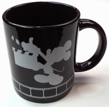 VTG 1987 Disney MGM Studios Mickey Mouse Movie Clapboard Ceramic Coffee Mug picture