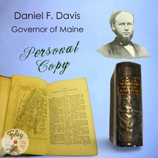 Antique Miniature Greek New Testament w/lexicon Personal Copy of Daniel F. Davis picture