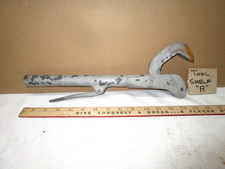 Antique 1907 Irland Pipe Wrench lever open/close adjustable pipe wrench picture