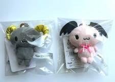 Sanrio LLOROMANNIC Plush Mascot Berry & Cherry Keyring set Z picture