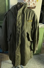 Vintage US Army M-1953 FISHTAIL Parka COLD Weather DRAB Green 50s XS Good ZIPPER picture