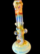 Travis Wigger Snodgrass 14mm Fumed  Top Hat with Skull Marbles And Millies 12 UV picture