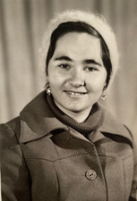 Beautiful girl portrait soviet life young woman ussr vintage photo picture