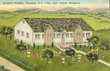 Stiers Hotel Ferndale NY The Oak Deluxe Bungalow Postcard picture