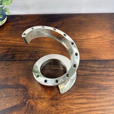 Dansk Spiral Aluminum Candle Holder Sculptural Taper Candlestick France picture