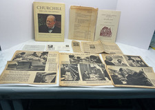 Winston Churchill Fulton Missouri 1965 Memorial Service Stamp Issue Ephemera C1 picture
