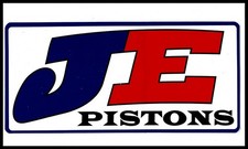 JE PISTONS - Original 1980's 90's Racing Decal/Sticker - 8 1/4
