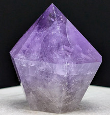 Amethyst Tower Diamond Gem Purple Crystal Chakra Gemstone Point picture