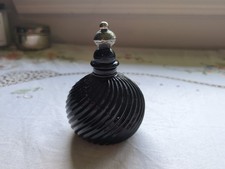 Vintage Marcel Franck French Art Deco Black Perfume Bottle Paperweight, 3.5