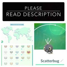 Pack of 3 Postcards from all regions for Scatterbug ev. Vivillon - Pokémon Go picture