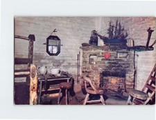 Postcard Bedroom of John A. Sutter Sutters Fort Historical Museum California USA picture