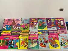 Gold Key Disney Comics Lot Super Goof Wacky Witch Cracky picture