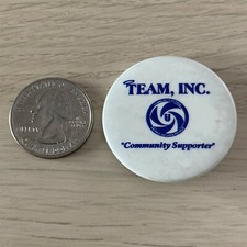 Team Inc Community Action Supporter People Helping Pin Pinback Button #40571 picture