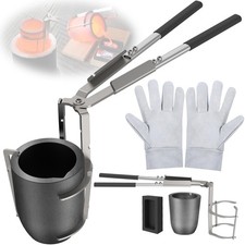 CANALHOUT 4kg Crucible Tongs Set for Melting Metal | 2-in-1 Lifting，Ingot Mold picture