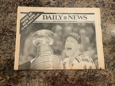 1994 New York Rangers NHL Champions Hockey Newspaper picture