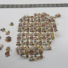 Antique Vintage Clown dicut Stickers E. Heller Wet To Stick 1920s? Circus Sheet picture