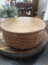 Longaberger ROUND KEEPING Basket 2008 13