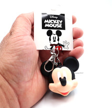 Disney Parks Mickey Mouse key chain Pendant Keyring Rubber Figure Dangler picture