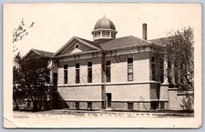 K39/ St Francis Kansas RPPC Postcard c1910 M.E. Church Building 492 picture