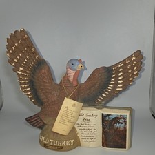 Vtg 1979 Austin Nichols Wild Turkey Lore Series II No 1 Decanter Tags picture