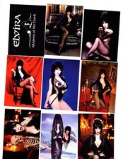 ELVIRA    CUSTOM  NOVELTY TRADING CARD 18 CARDS   SET picture