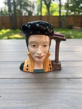Royal Doulton Catherine Parr D6751 Character Jug Toby Mug Small England picture