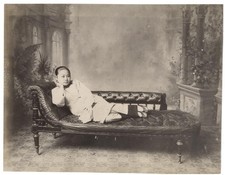 c.1880's PHOTO CHINA - STUDIO PORTRAIT OF A YOUNG WOMAN picture