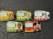 2026 Disney WDW Hidden Mickey Busses Wave A 5 Pin Set- NO CHASER picture