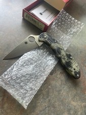 Spyderco Delica 4 Zome Glow In The Dark GITD VG-10 C11ZFPGITD - PRISTINE In Box picture
