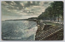 Savin Rock West Haven CT Moonlight Scene 1909 E. P. Johnson Postcard picture