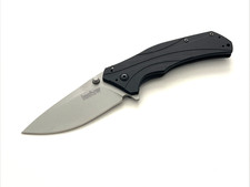 Kershaw 1870 Knockout Folding Knife Sandvik 14C28N Aluminum Handle USA picture