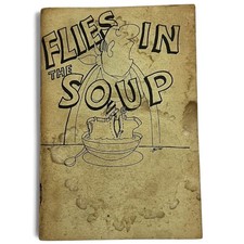 VTG 1971 Flies in the Soup Adult Joke Booklet SRI Pub Co Risque Humor Cartoon TX picture