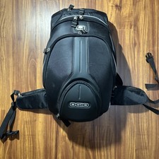 OGIO No Drag Black Motorcycle Backpack with Helmet Hood and Organizer Pouch picture