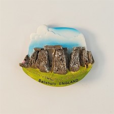 UK United Kingdom Stonehenge Tourist Souvenir 3D Resin IDEA Fridge Magnet Craft picture