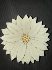 Vintage Poinsettia Dishes: 1979 Duncan Ceramic Serving Set picture