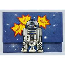 Vintage 1977 Star Wars R2-D2 Fold & Mail Note Greeting Card by Drawing Board picture