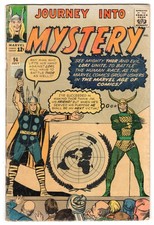 Journey Into Mystery 94 1963 Marvel Comics G/VG 3.0 Loki Thor Odin Heimdall picture