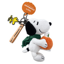 Starbucks x Peanuts Snoopy Keychain Authentic In Hand picture