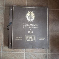 Rare Early 1900's Antique Colonial Collection By Birge Wallpaper Sample Book picture