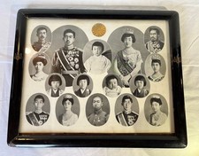 Pre-WWII Japanese Imperial Family Framed Portrait – Taishō / Early Shōwa Era picture